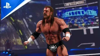 WWE2K24- Triple H vs The Undertaker Wrestlemania 27 No Holds Barred Match - Blood Gameplay