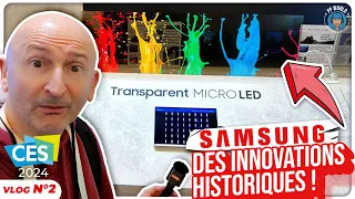 VLOG CES 2024 SAMSUNG : Des Innovations Qui Vont TOUT Changer !