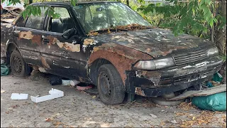 Restoration Car TOYOTA CORONA rusty - Repair manual Comprehensive restore old cars - Part 4