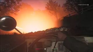 Call of Duty WW2 Use the Jeep to Catch the Train