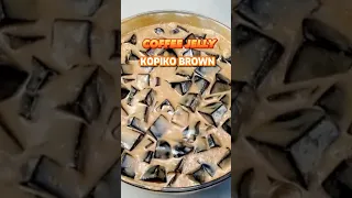 COFFEE JELLY WITH KOPIKO BROWN 😋 #melissamigriño #shortsvideo #shorts