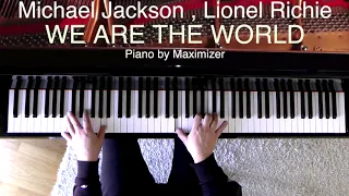 Michael Jackson  - We Are The World ( Solo Piano Cover ) Maximizer