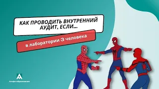 Как проводить внутренний аудит в лаборатории, которая состоит из трех человек