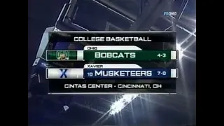 #10 Xavier vs Ohio (NCAA Men's Basketball Full Game 12/10/08)
