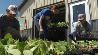 Students at the SDSU Local Foods Education Center | SDSU Local Foods | Prairie Yard & Garden 3602