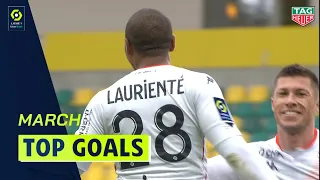 Top goals Ligue 1 Uber Eats - March (season 2020/2021)