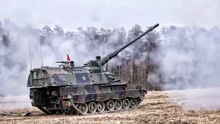 German Panzerhaubitze 2000 • Exercise Dynamic Front 2018