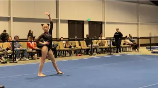 Flames Gymnastics Level 7 floor routine 2024