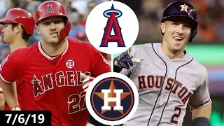 Los Angeles Angels vs Houston Astros Highlights | July 6, 2019