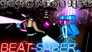 Beat Saber || Bring Me To Life by Evanescence (Expert+) First Attempt || Mixed Reality