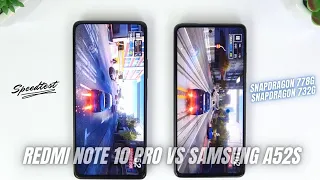 Samsung Galaxy A52s 5G vs Redmi Note 10 Pro | Video test Display, SpeedTest, Camera Comparison