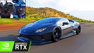 Lamborghini Huracán LP 610-4 Liberty Walk Kit - Forza Horizon 5 (Steering Wheel + Shifter) Gameplay