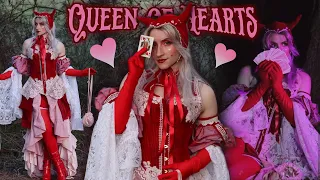 I made a "Queen of Hearts" inspired costume ❤️💕