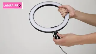 Кольцевая лампа 26 см со штативом Ring Fill Light Обзор