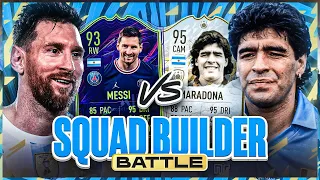 FIFA 22: ICON MARADONA vs OTW MESSI Squad Builder Battle 🔥🔥