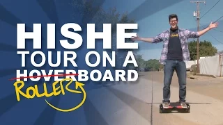 Back to the Future Day - HISHE Tour on a Rollerboard
