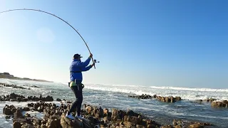 Fishing Gouritz, searching for fish in difficult conditions