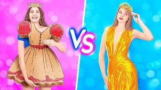 PRINCESA RICA VS. PRINCESA SEM GRANA || Situações Engraçadas de Rico VS. Sem Grana por 123 GO Like!