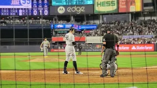 Aaron Judge's 60th homerun live at Yankee stadium Historical night 🌙