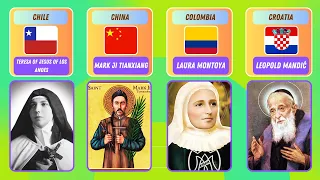 Catholic Saints from different counties | Saints from around the world