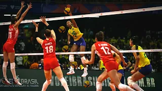 TOP 20 MONSTER Volleyball 3rd Meter Spikes | Volleyball Women's Nations League 2022 | HD