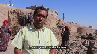 Head of the Archaeological Department in Raqqa talks about the restoration of the Raqqa wall