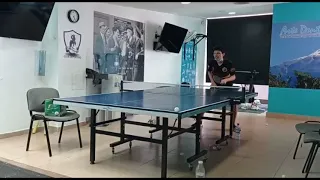 Entrenamiento Tenis de Mesa con Desplazamiento