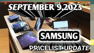 SAMSUNG Tab A7 Lite,Tab A8,Tab S7 FE,Tab S9 Series Price Update September 9,2023