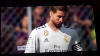 FIFA20 gameplay barcelona vs real Madrid