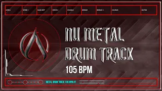 Nu Metal Drum Track 105 BPM (HQ,HD)