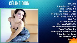 Céline Dion 2024 MIX Las Mejores Canciones - I'm Alive, A New Day Has Come, That's The Way It Is...