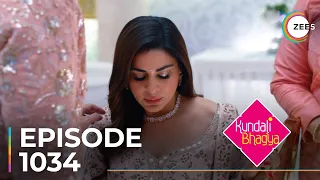 Kundali Bhagya | Ep - 1034 | Sneak Peek | Dheeraj Dhoopar | Shraddha Arya | Sanjay Gagnani