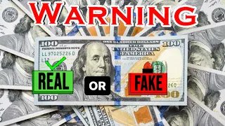 Easy steps to check if you $100 bill is REAL✅ or FAKE ❌ #realorfake #onehundred #cash #money