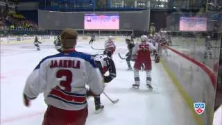 Чичу украл шлем у Яаколы / Cheechoo steals Topi Jaakola's helmet