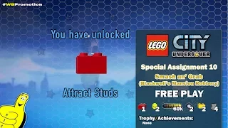 Lego City Undercover: Special Assignment 10 Smash an' Grab (Blackwell's Mansion) FREE PLAY - HTG