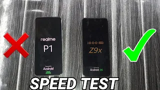 Realme P1 5G vs iQOO Z9x 5G Speed test with AnTuTu, Gaming