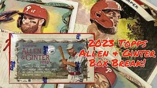2023 Topps Allen & Ginter Hobby Box Break!