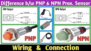 Difference between PNP & NPN Proximity Sensors । How to identify DC 3 Wire Sensor NPN or PNP.
