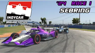 IIS Race 1 2024 - Sebring - iRacing INDYCAR Series