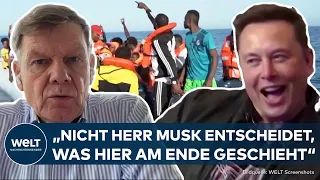 ELON MUSK vs. MITTELMEER-MIGRATION: "Nicht Herr Musk entscheidet, was hier geschieht" – Wadephul