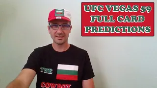 UFC Vegas 59 "Santos Vs Hill" - Full Card Predictions + Breakdown