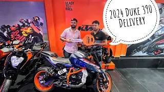 2024 KTM Duke 390 | Delivery | Atlantic Blue | KTM Durgapuri Delhi