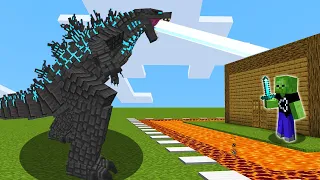 GODZILLA vs The Most Secure House in Minecraft Pocket Edition