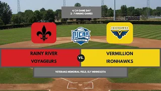 (Baseball) Rainy River Voyaguers vs. Vermilion Ironhawks