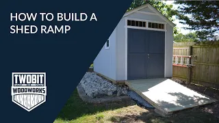 How to Build a Shed Ramp | DIY Home Improvement
