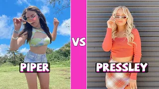 Piper Rockelle Vs Pressley Hosbach TikTok Dances Compilation (Rewind 2021)