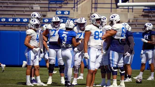 BYU Football | Mic'd Up | Jaren Hall | August 23, 2022