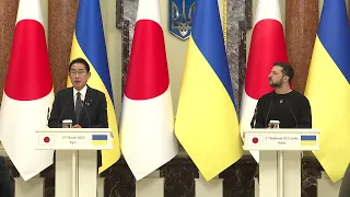Заяви для ЗМІ Володимира Зеленського та Премʼєр-міністра Японії Фуміо Кішіди