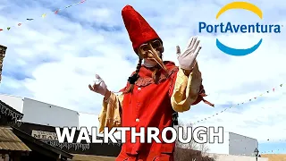 PortAventura Park Walkthrough Carnival 2023 - 4K [with captions] 🇪🇸