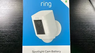 Ring Spotlight Cam Unboxing